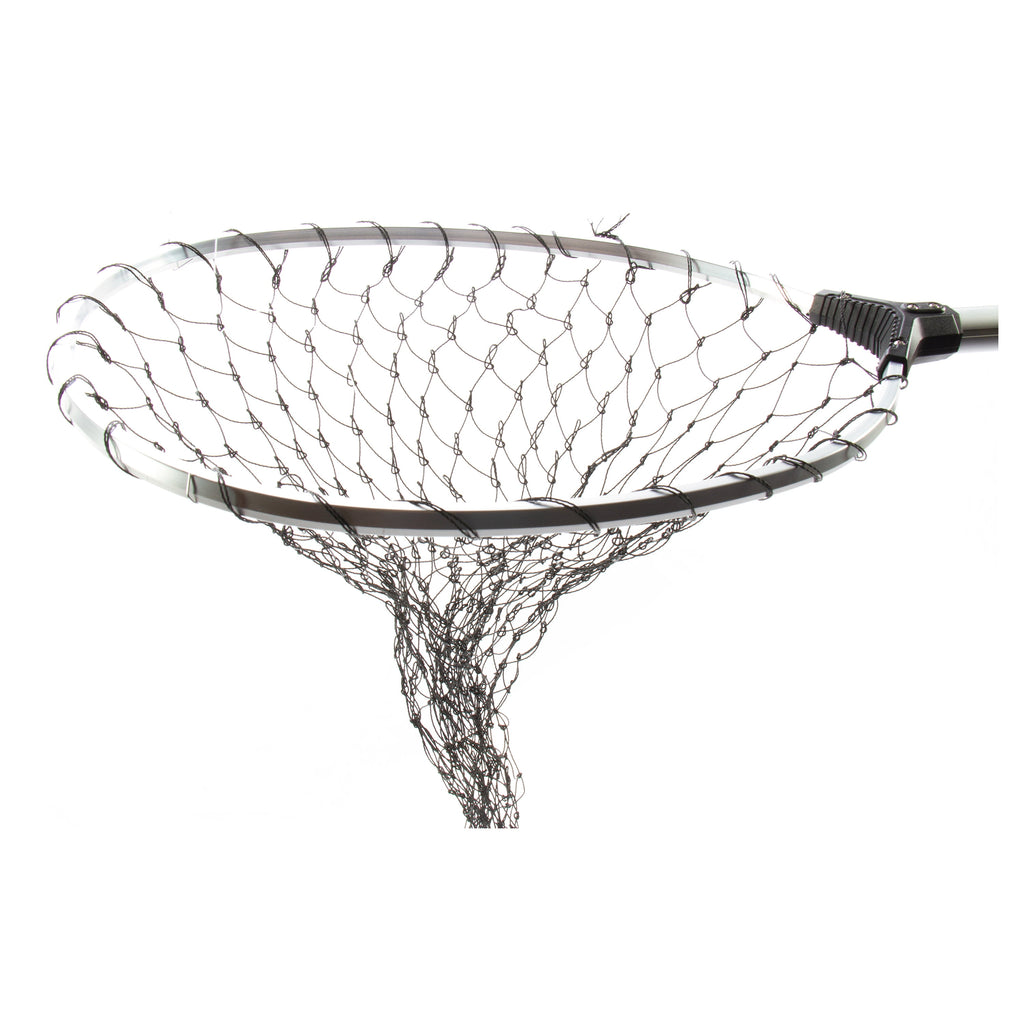 Fishing Landing Net 18 in X 12 in Fish-Friendly Mesh with 18 in Handle