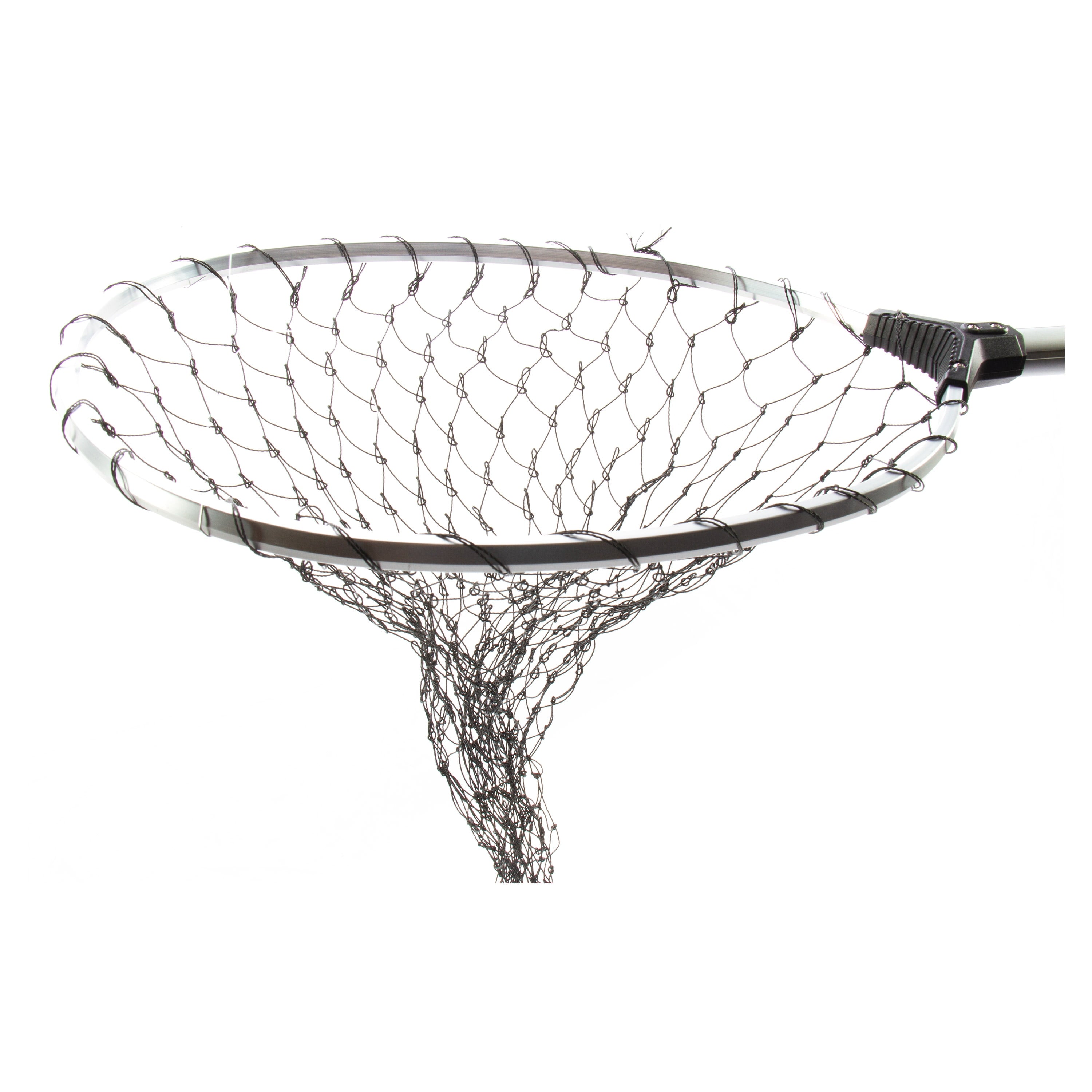 Fishing Landing Net 18 in X 12 in Fish-Friendly Mesh with 18 in Handle