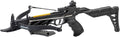 80Lbs Black Self Cocking Hunting Crossbow 225+ FPS + 3Pc Arrows Bow New