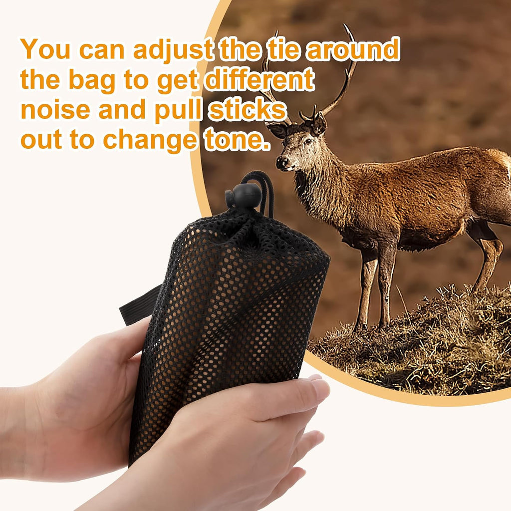 Rattle Bag Buck Call, Realistic Deer Antler Rattling Sound