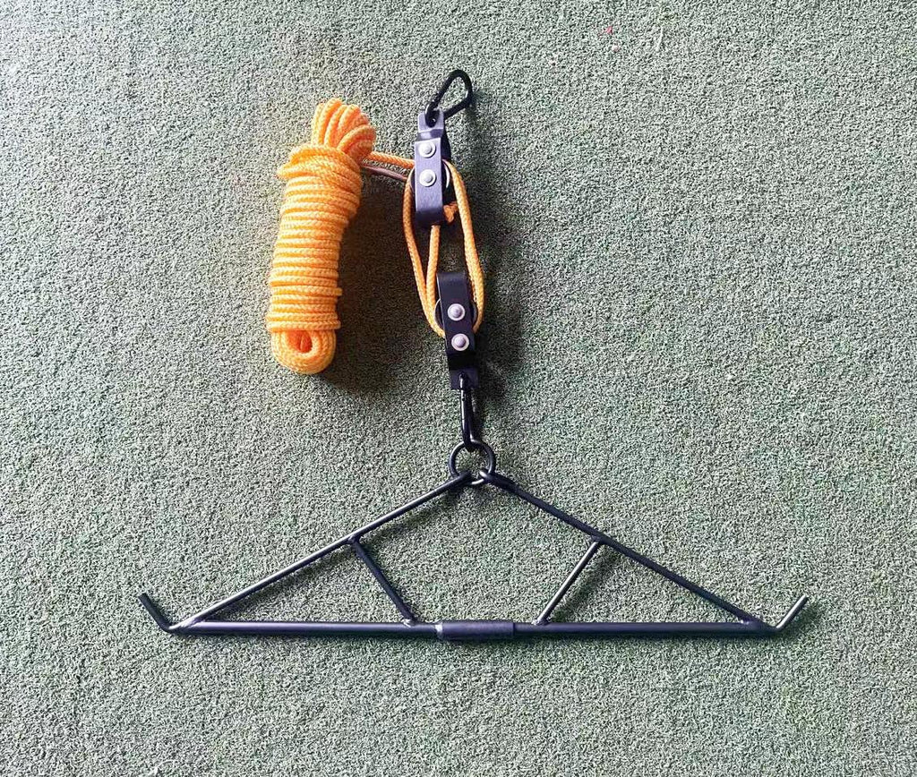 Deer Hanger for Skinning, Deer Hunting Game Hoist Pulley Lift System with Gambrel, Max to 700LB for Hanging and Processing Deer Hog Goat