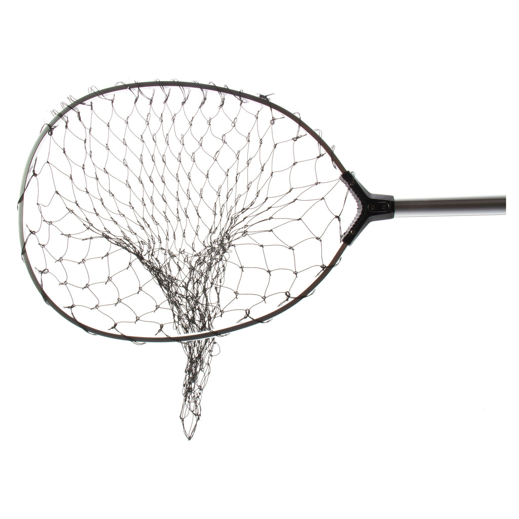 Fishing Landing Net 18 in X 12 in Fish-Friendly Mesh with 18 in Handle