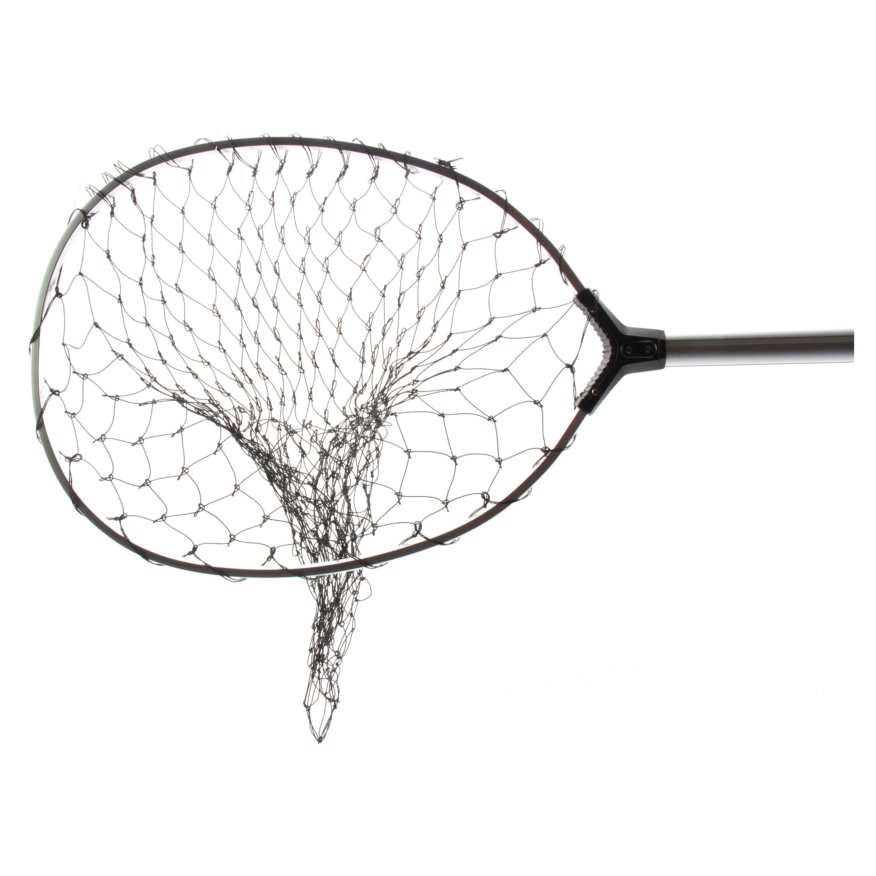 Fishing Landing Net 18 in X 12 in Fish-Friendly Mesh with 18 in Handle