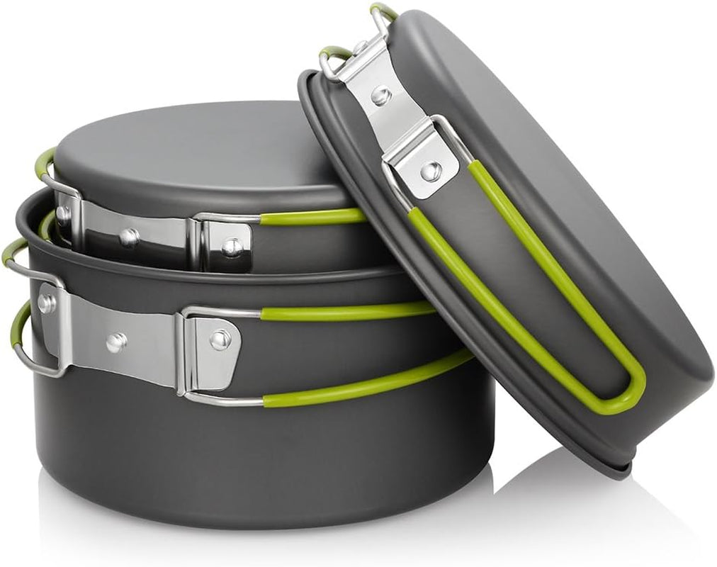Camping Cookware Set Camping Gear Campfire Utensils Non-Stick Cooking Equipment