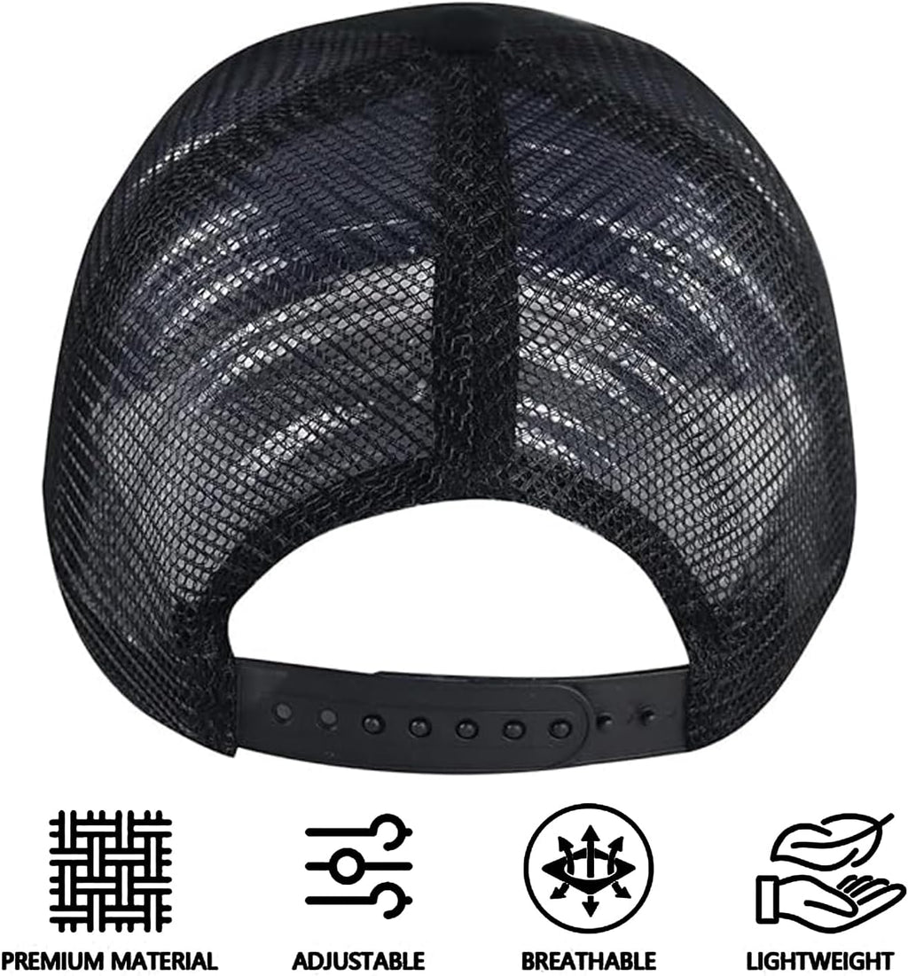 Funny Hats for Mechanics - Mechanic Gifts for Men - Mesh-Back Trucker Hat Brithday for Men