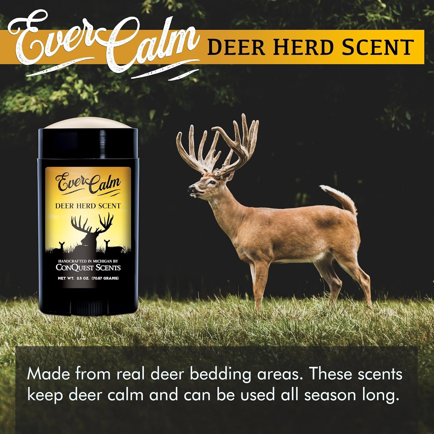 Evercalm Deer Herd Scent, Deer Attractant Original Formula