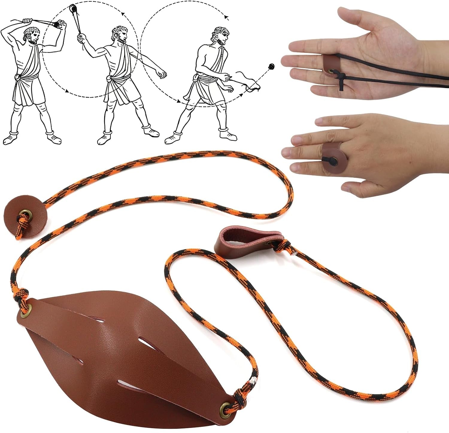 Plus Pouch Traditional Old-Fashioned Slingshot Handmade Shepherd Slingshots