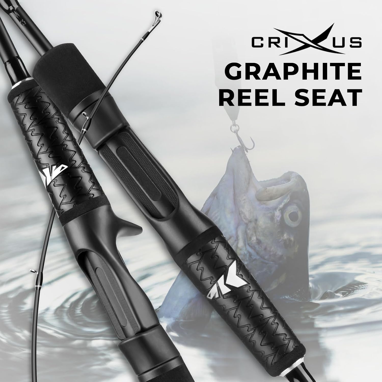 Crixus Baitcaster & Spinning Fishing Rod and Reel Combo