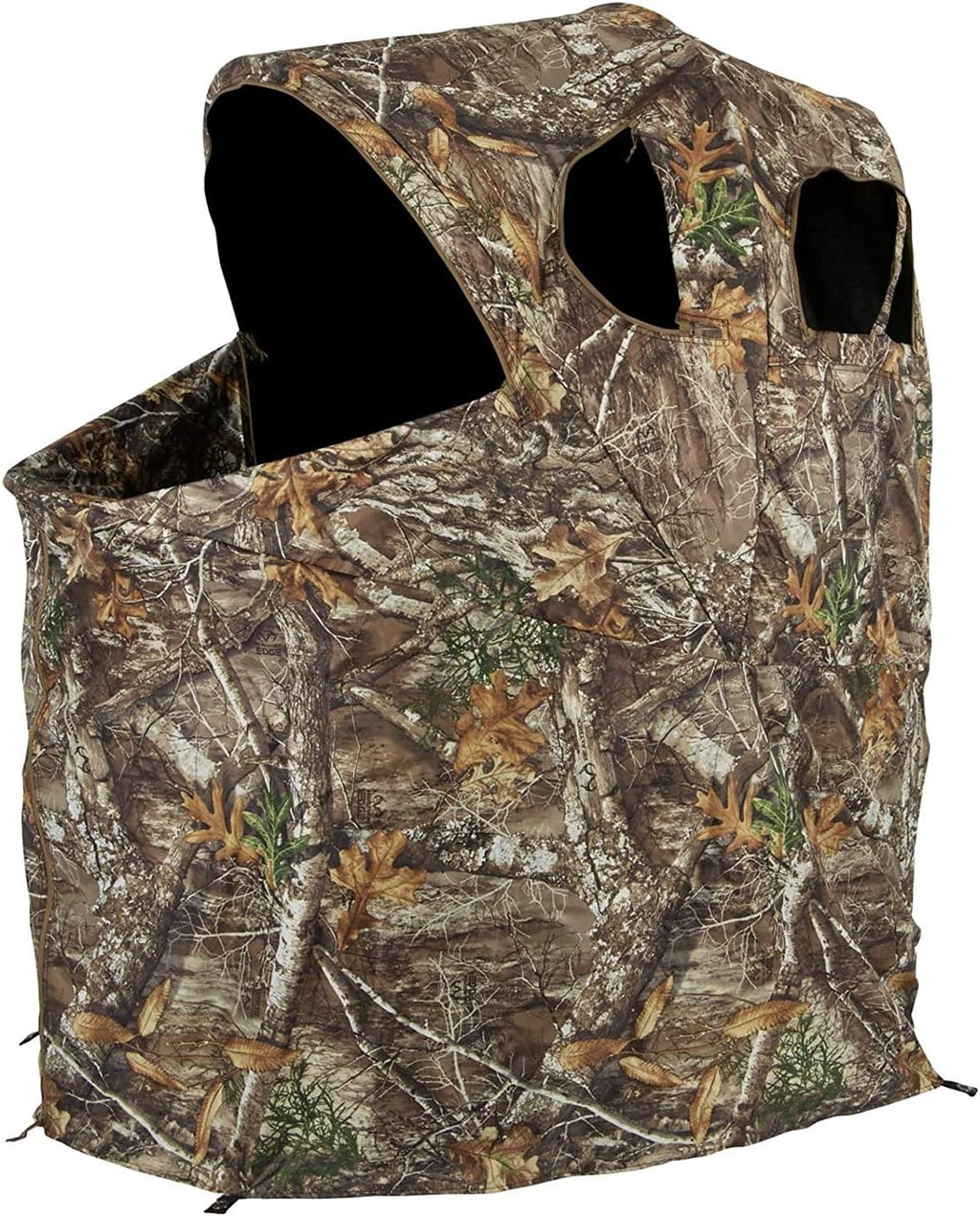 Hunting Lightweight Portable Ultra-Compact Easy-Setup 1-Person Tent Chair Ground Blind, Mossy Oak Break-Up Country